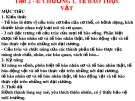 Bài giảng Hình thái giải phẫu học thực vật - Chương 1: Tế bào thực vật