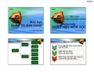 Bài giảng môn học Quản trị bán hàng: Giới thiệu môn học - ThS. Huỳnh Hạnh Phúc