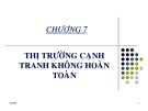 Bài giảng Kinh tế vi mô: Chương 7 - ThS. Võ Thị Thúy Hoa