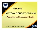 Bài giảng Kế toán tài chính II: Chương 8 - Võ Minh Hùng