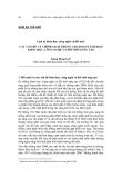 Lịch sử khoa học, công nghệ và đổi mới: Các vấn đề và chính sách trong giai đoạn lãnh đạo khoa học, công nghệ và đổi mới sáng tạo