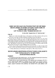 Đánh giá hiệu quả của phương pháp gây mê bằng sevoflurane và không sử dụng thuốc giãn cơ trong phẫu thuật nội soi cắt tuyến ức điều trị bệnh nhược cơ