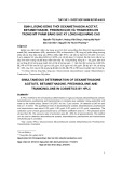 Định lượng đồng thời dexamethason acetat, betamethason, prednisolon và triamcinolon trong mỹ phẩm bằng sắc ký lỏng hiệu năng cao