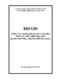 Báo cáo Công tác kiểm kê di sản văn hóa phi vật thể ở địa bàn quận Sơn Trà, thành phố Đà Nẵng