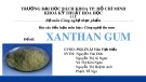 Bài giảng Công nghệ lên men - Bài: Xanthan gum