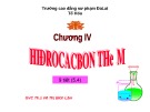 Bài giảng Hóa học hữu cơ - Chương 4: Hiđrocacbon thơm