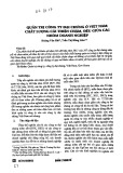 Quản trị công ty đại chúng ở Việt Nam: Chất lượng cải thiện chậm, đều giữa các nhóm doanh nghiệp