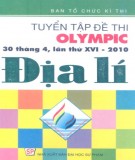  tuyển tập đề thi olympic 30 tháng 4 lần thứ 16 năm 2010 Địa lí: phần 2 - nxb Đại học sư phạm