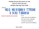 Bài giảng Công nghệ thực phẩm - Bài: Ứng dụng vi sinh vật trong sản xuất bánh mỳ