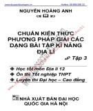  chuẩn kiến thức phương pháp giải các dạng bài tập kĩ năng Địa lý (tập 3): phần 1 - nxb Đại học quốc gia hà nội