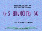 Bài giảng Cơ sở Hóa môi trường - Chương 4: Hoá học của địa quyển