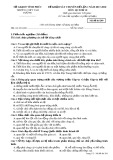 Đề khảo sát chuyên đề lần 1 năm 2018 môn Lịch sử lớp 10 - THPT Tam Dương - Mã đề 209