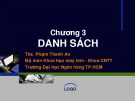 Bài giảng Cấu trúc dữ liệu và giải thuật: Chương 3 - Ths. Phạm Thanh An (2018)