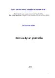 Tài liệu tập huấn Giới và dự án phát triển - Dự án thúc đẩy quản lý cộng đồng tại Việt Nam