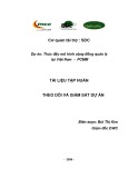 Tài liệu tập huấn theo dõi và giám sát dự án: Thúc đẩy mô hình cộng đồng quản lý tại Việt Nam  -  PCMM