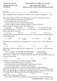 Đề thi thử THPT Quốc gia môn Vật lí năm 2018 - THPT Ngô Gia Tự - Mã đề 304