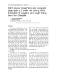 Đánh giá các dòng thải và xây dựng giải pháp quản lý ô nhiễm môi trường từ hệ thống kinh tế trang trại VAC huyện Trảng Bom, tỉnh Đồng Nai