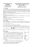 Đề thi chọn HSG lớp cấp tỉnh 12 THPT môn Vật lí năm 2017-2018 - Sở GD&ĐT Hải Dương