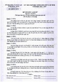 Đề thi chọn HSG lớp 9 cấp tỉnh môn Lịch sử năm 2016-2017 - Sở GD&ĐT Đồng Tháp