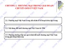 Bài giảng điện tử học phần Kinh tế thương mại Việt Nam: Chương 2 – ĐH Thương Mại