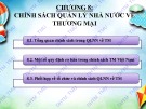 Bài giảng điện tử học phần Quản lý nhà nước về thương mại: Chương 8, 9 – ĐH Thương Mại