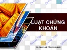 Bài giảng Luật Chứng khoán: Chương 1 - ĐH Thương mại