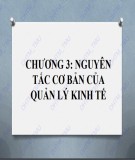 Bài giảng điện tử học phần Nguyên lý quản lý kinh tế: Chương 3 - ĐH Thương Mại