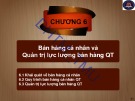 Bài giảng Quảng cáo và xúc tiến thương mại quốc tế: chương 6 – ĐH Thương mại