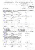 Đề thi thử THPT Quốc gia môn Toán lớp 12 năm 2017 lần 1 - THPT Ngô Sĩ Liên - Mã đề 132