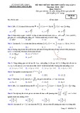 Đề thi thử THPT Quốc gia môn Toán năm 2017 lần 3 - THPT Ngô Sĩ Liên, Bắc Giang - Mã đề 721