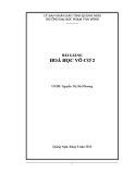 Bài giảng Hoá học vô cơ 2 - ĐH Phạm Văn Đồng