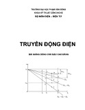 Bài giảng Truyền động điện - ĐH Phạm Văn Đồng