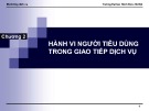 Bài giảng Marketing dịch vụ: Chương 2 - ĐH Bách khoa Hà Nội