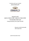 Bài giảng Quản lý nhà nước và quản lý nhà nước về giáo dục đào tạo - ĐH Phạm Văn Đồng