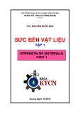 Bài giảng Sức bền vật liệu 1 - ĐH Phạm Văn Đồng