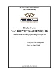 Bài giảng Văn hóa Việt Nam hiện đại 2B- ĐH Phạm Văn Đồng