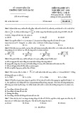 Đề kiểm tra HK 1 môn Vật lý lớp 12 năm 2017-2018 - THPT Ngô Gia Tự - Mã đề 021
