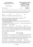 Đề kiểm tra tập trung bài số 1 môn Vật lí lớp 11 năm 2017-2018 - THPT Ngô Gia Tự - Mã đề 017
