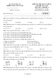 Đề kiểm tra tập trung tuần 28 môn Vật lí lớp 11 năm 2017-2018 - THPT Ngô Gia Tự - Mã đề 021
