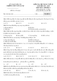 Đề kiểm tra tập trung tuần 28 môn Vật lí lớp 11 năm 2017-2018 - THPT Ngô Gia Tự - Mã đề 013