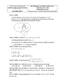 Đề thi khảo sát chất lượng đầu năm lớp 10 năm học 2017-2018 môn Toán - Trường THPT Đoàn Thượng