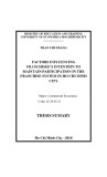 Thesis Sumary: Factors influencing Franchisee’s intention to remain in the franchise system in Ho Chi Minh City