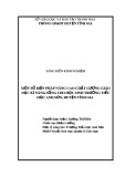 Sáng kiến kinh nghiệm: Một số số biện pháp nâng cao chất lượng giáo dục kĩ năng sống cho học sinh trường Tiểu học Anh Sơn, huyện Tĩnh Gia