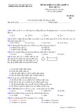Đề thi khảo sát môn Vật lí lớp 12 năm 2017-2018 lần 4 - THPT Nguyễn Viết Xuân - Mã đề 302