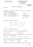 Đề thi KSCL môn Toán lớp 12 năm 2017-2018 lần 5 - THPT Nguyễn Viết Xuân - Mã đề 108