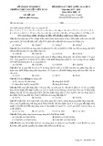 Đề thi khảo sát THPT Quốc gia môn Hóa học lớp 12 năm 2017-2018 lần 5 - THPT Nguyễn Viết Xuân - Mã đề 105