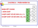 Bài giảng Hóa học vô cơ: Chương 6 - GV. Nguyễn Văn Hòa