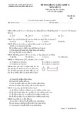 Đề thi khảo sát môn Vật lí lớp 12 năm 2017-2018 lần 4 - THPT Nguyễn Viết Xuân - Mã đề 208