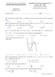 Đề thi KSCL môn Toán lớp 12 năm 2017-2018 lần 5 - THPT Nguyễn Viết Xuân - Mã đề 105