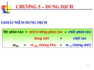 Bài giảng Hóa đại cương: Chương 5 - Nguyễn Văn Hòa